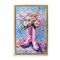 Stupell Industries Floral Cowgirl Boots Framed Floater Canvas Wall Art Design by Petal Prints Design